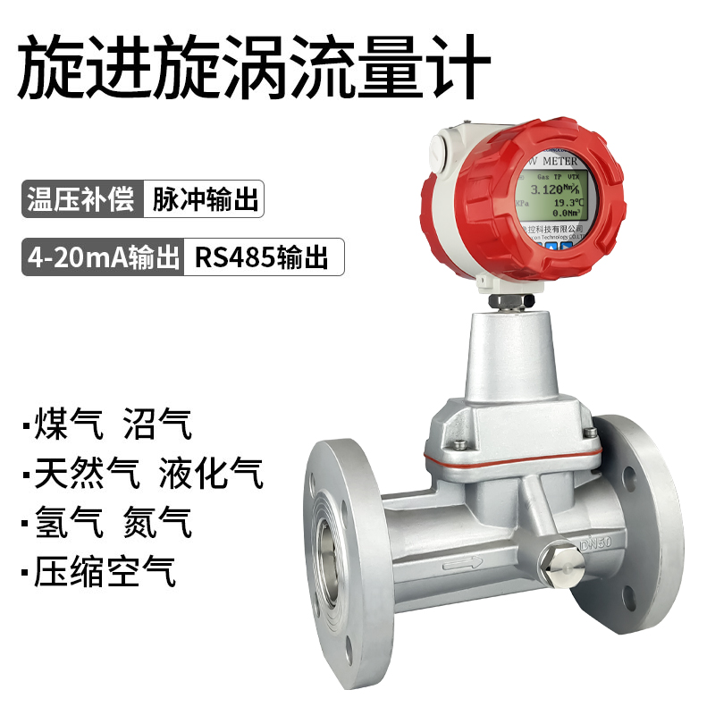 進旋渦氣體流量計的組成結(jié)構(gòu)和特點介紹